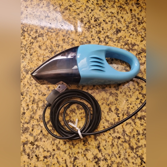 Blue Mini Dust Devil for your desk. USB charged - Picture 2 of 2